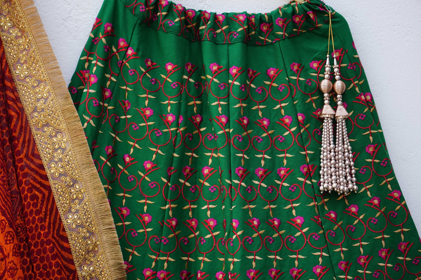 Madina Lehenga with Traditional Embroidery