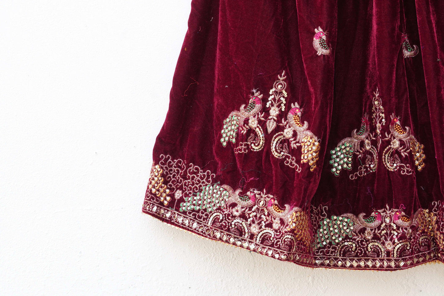 Royal Velvet Lehenga ''DEEP BROWN''